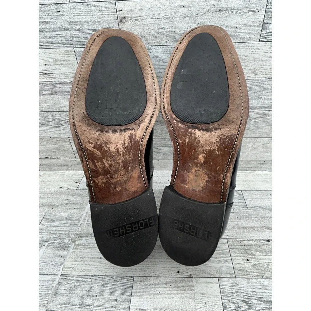 Florsheim Shoes Mens Size 11.5 D Oxford Dress‎ Cap Toe Formal Leather 17067-01
